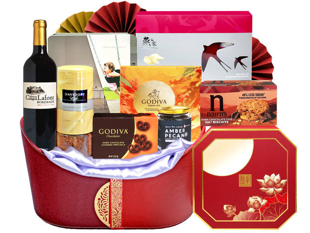 Mid-Autumn Gift Hamper - Mid Autumn Peninsula Moon Cake With Premium Food Gift Hamper FH141 - L139442 Photo