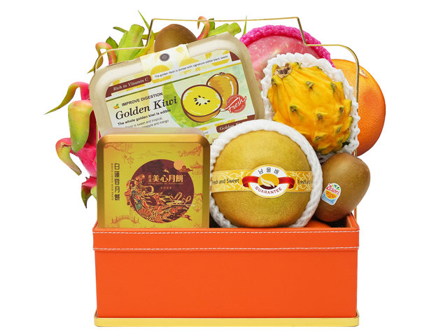 Mid-Autumn Gift Hamper - Mid-Autumn Premium Mini Fruit Basket FH430 - M30826A2 Photo