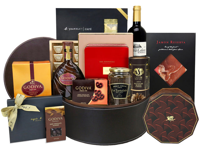 Mid-Autumn Gift Hamper - Mid Autumn The Spring Moon Mooncake With Premium Deluxe Food Gift Hamper FH111 - MH0727A4 Photo