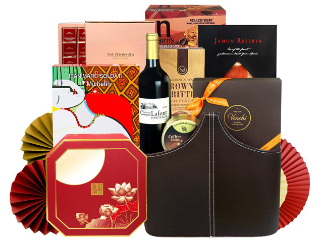 Mid-Autumn Gift Hamper - Mid Autumn Wine And Food Hamper MA01 - MH0803A1 Photo