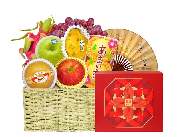Mid-Autumn Gift Hamper - Peninsula Mooncake Fruit Hamper FH428 - MW0822A3 Photo
