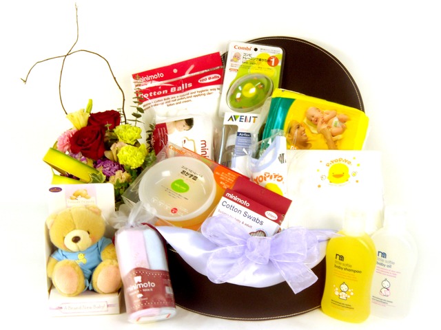 New Born Baby Gift - Baby Leather Box (A) - P15349 Photo