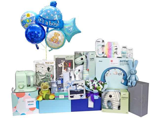 New Born Baby Gift - Deluxe Baby Hamper EX1 - BY0220A9 Photo