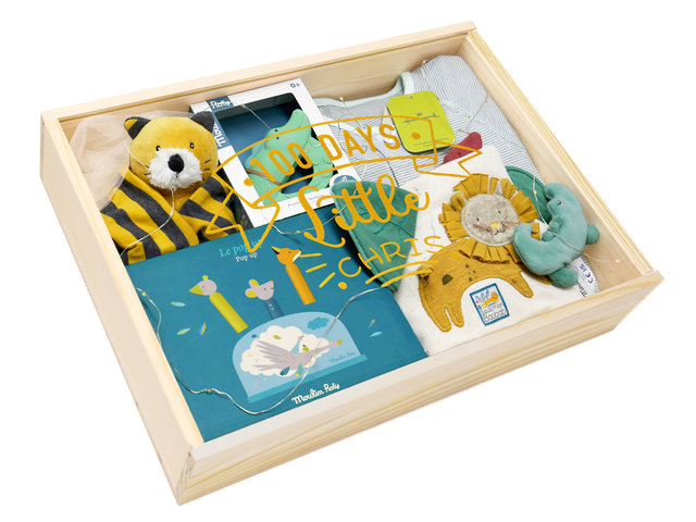 New Born Baby Gift - New Born Baby 30Days 100Days Baby Gift Box Set HM08 - BY0331A4 Photo