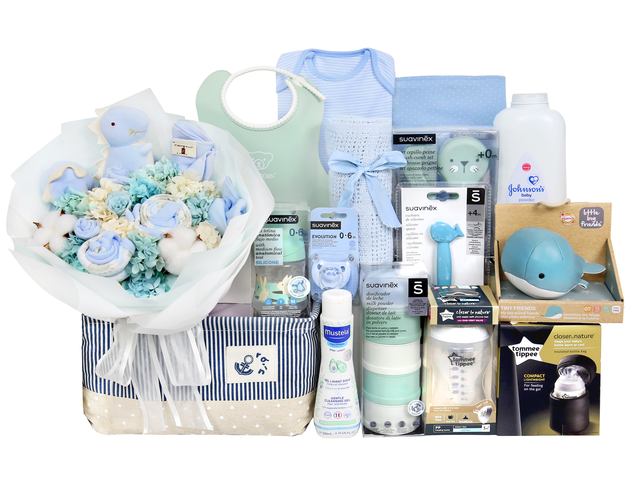 New Born Baby Gift - New Born Baby Gift Basket NB13 - BY0328A3 Photo