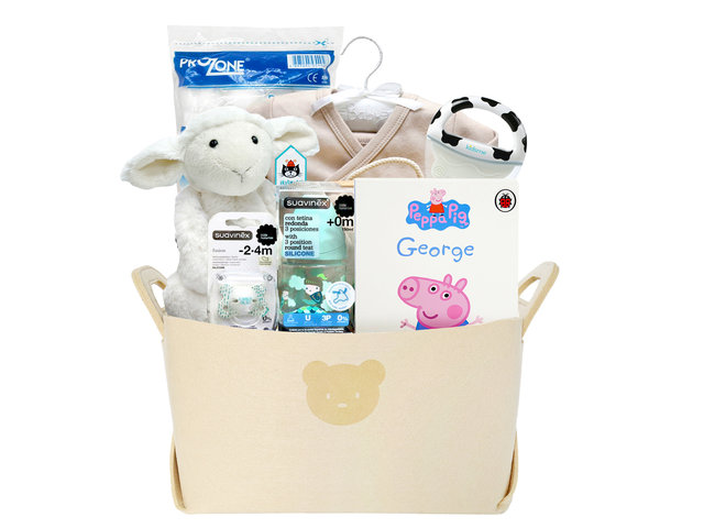 New Born Baby Gift - New Born Baby Gift Basket NB17 - L36667824 Photo