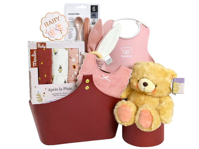 New Born Baby Gift - New Born Baby Gift Basket NB26 - BY0329A3 Photo