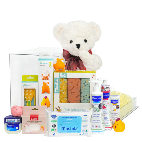 New Born Baby Gift - Newborn Baby Bath Gift Hamper BB016 - VE0305G9 Photo