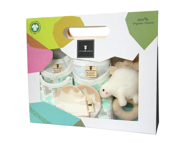 New Born Baby Gift - UK Little Blooms Cotton Baby Gift Set - BY0222A9 Photo