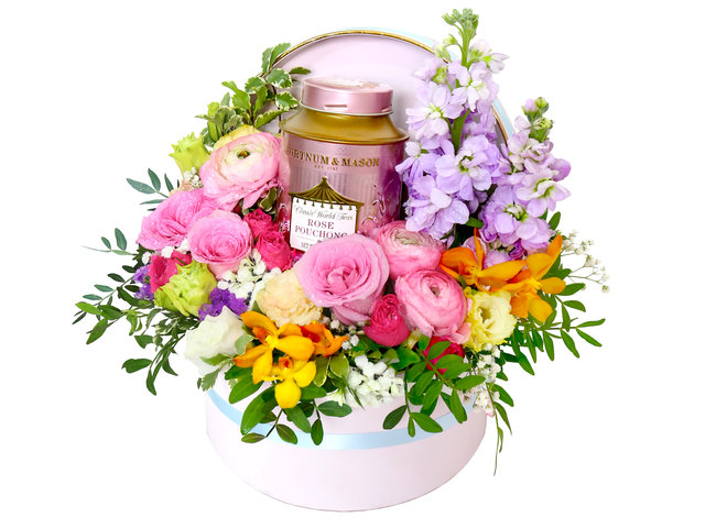 Order Flowers in Box - Combo Gift Set F16 - BX0313A2 Photo