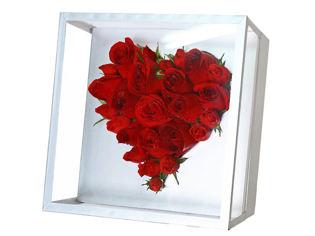 Order Flowers in Box - Mother's Day Red Roses Box - MR0411A5 Photo