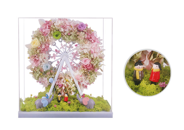 Preserved Forever Flower - Ferris Wheel Preserved Flower Décor M74 - PX0104A5 Photo
