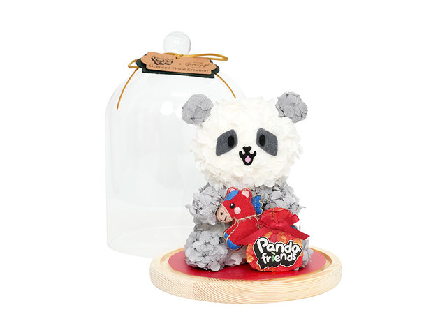 Preserved Forever Flower - Pandafriends x GGB - De De Year of the Horse Limited Edition Preserved Flower Box  - PG0128A1 Photo