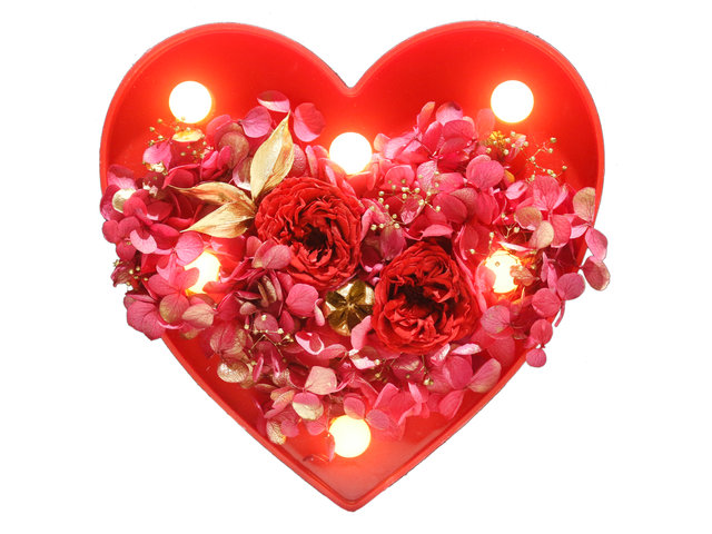 Preserved Forever Flower - Preserved Flower Alphabet Letter Floral Number Light ($455/Any 3pcs) - PT0513A3 Photo