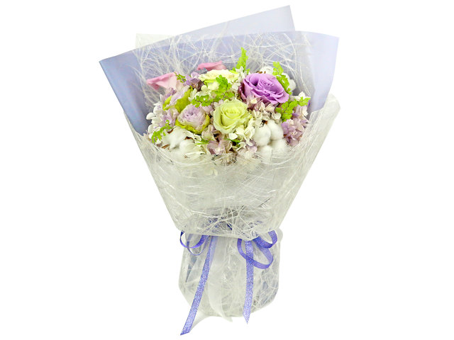 Preserved Forever Flower - Refreshing preserved flower bouquet M64 - PR0103A4 Photo
