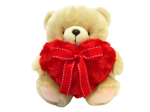 Teddy Bear n Doll - Hallmark Forever Friends Teddy with Red Heart - P184170806 Photo