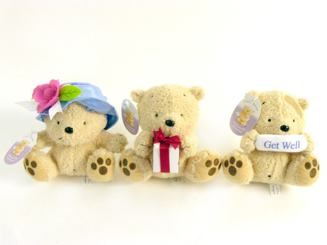 Teddy Bear n Doll - Hallmark Roly Teddy Bear - P18418 Photo