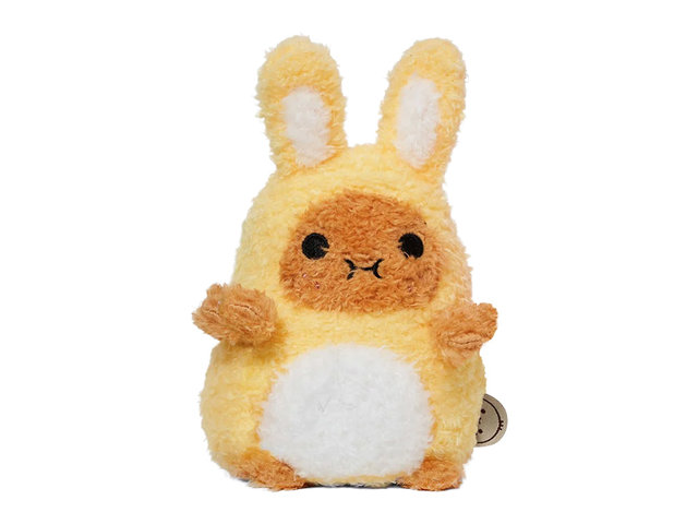 Teddy Bear n Doll - Noodoll Yellow Bunny Ricespud Mini Sitting Plush Toy - TJ0226A2 Photo