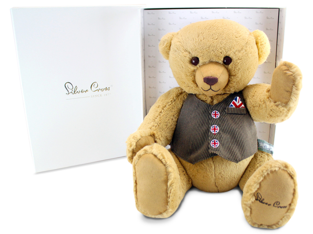 Teddy Bear n Doll - Silver Cross George Classic British Bear - L116302 Photo