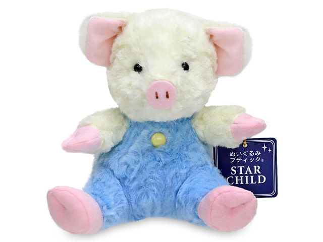 Teddy Bear n Doll - Star child Little pig (made in Japan) - L36670849 Photo