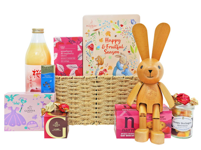 VIP 系列(非花) - 溫馨春季禮籃 MH004 - 木兔果汁甜點套裝 - VE0225E5 Photo