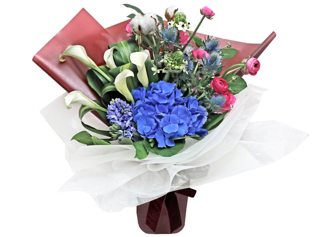 VIP - French Style Orchid Flower Bouquet BQ005 - VE0224C3 Photo