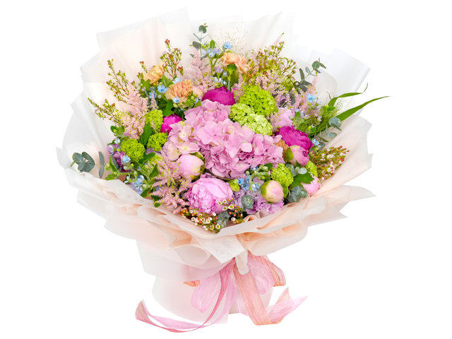 VIP - Peony Large Bouquet  BQ016 - VE0613A4 Photo