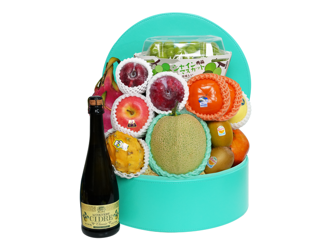 VIP - Seasonal Fruit & Wine Gift Hamper FT040 - VE0430C1 Photo