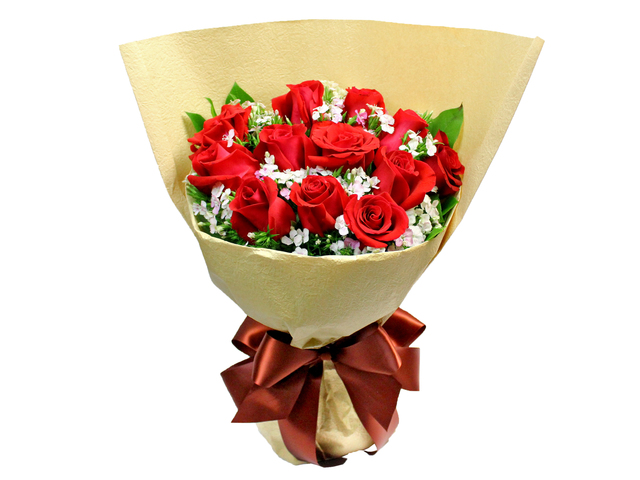 Valentines Day Flower n Gift - Simply Yours Red Rose Bouquet SA - L182959V Photo
