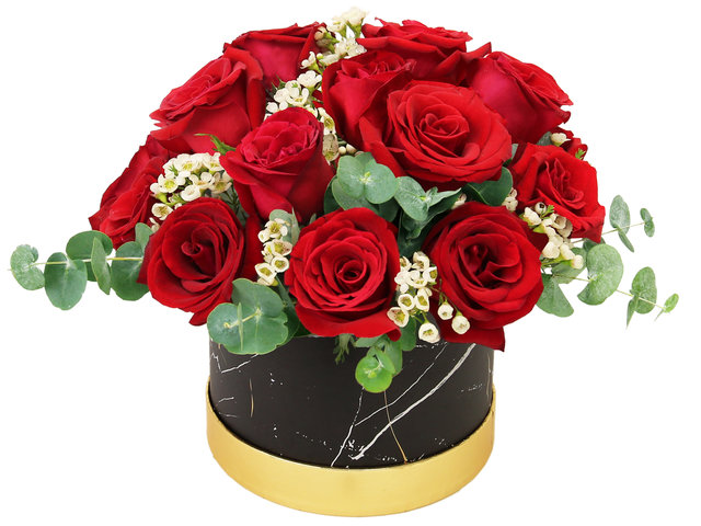 Valentines Day Flower n Gift - Valentine's Day box flower Z3 - VLB0204A3 Photo