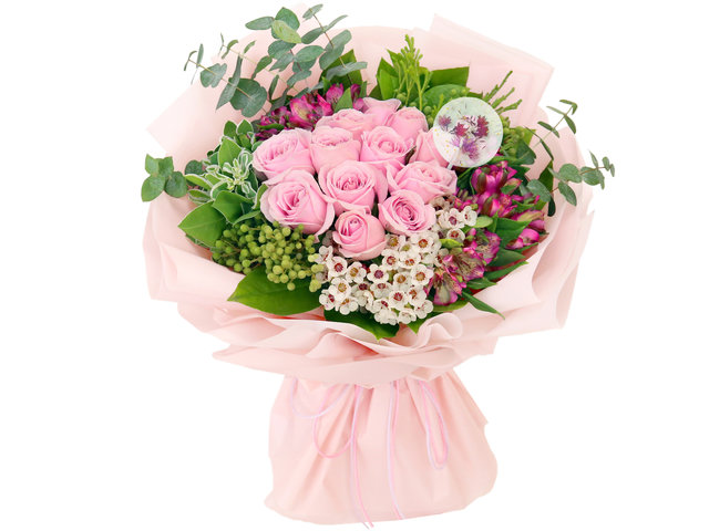 Valentines Day Flower n Gift - Valentine's Day edible flower lollipop bouquet VC02 - VLB0204A2 Photo