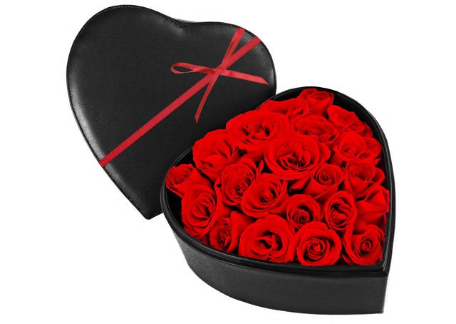 Valentines Day Flower n Gift - Valentine's Roses Box - VB20210A2 Photo