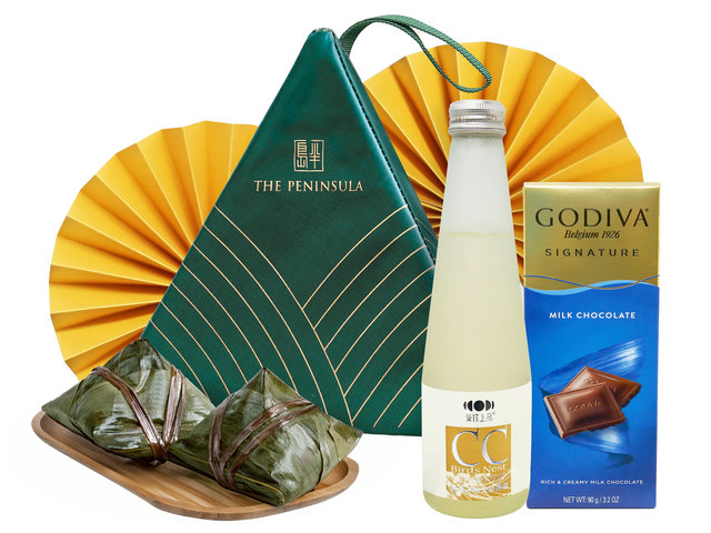 Wine n Food Hamper_card - Dragon Boat Festival HK Peninsula Rice Dumpling Gift Pack DB13 - DBFG0620A1 Photo
