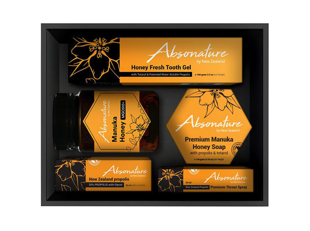 Wine n Food Hamper - Absonature Manuka Premium Honey Gift Box - MR0422A4 Photo