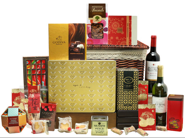 Wine n Food Hamper - CNY Gift Hamper Z1 - L76609752 Photo