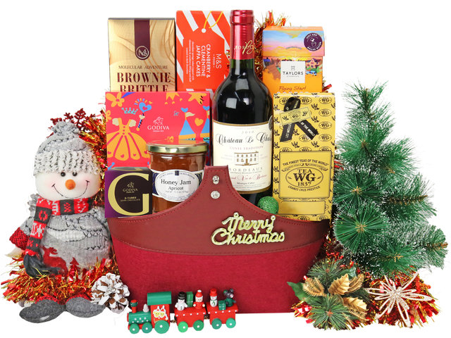 Wine n Food Hamper - Christmas Fancy Food Gift Hamper v13 - XH1116A8 Photo