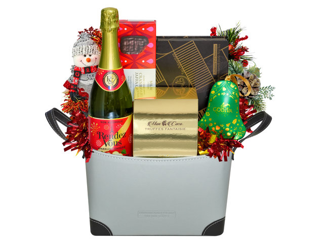 Wine n Food Hamper - Christmas Fancy Gift Hamper XV10 - XH1116A4 Photo