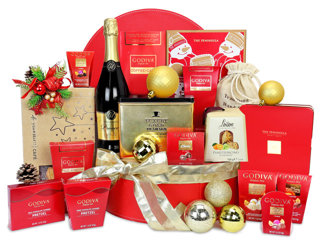 Wine n Food Hamper - Christmas Godiva Special Gift Hamper X26 - XH1122A6 Photo