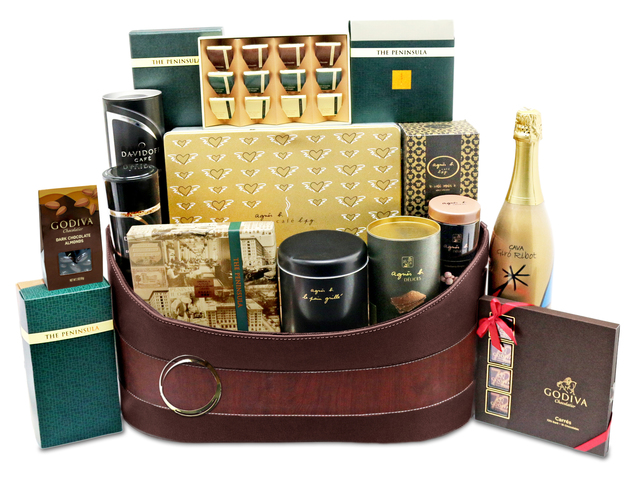 Wine n Food Hamper - Deluxe gift hamper(B) - L76601193 Photo