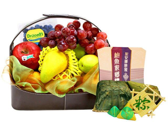 Wine n Food Hamper - Dragon Boat Festival Fruit with Rice Dumpling Business Gift Hamper DB09 - L07963 Photo