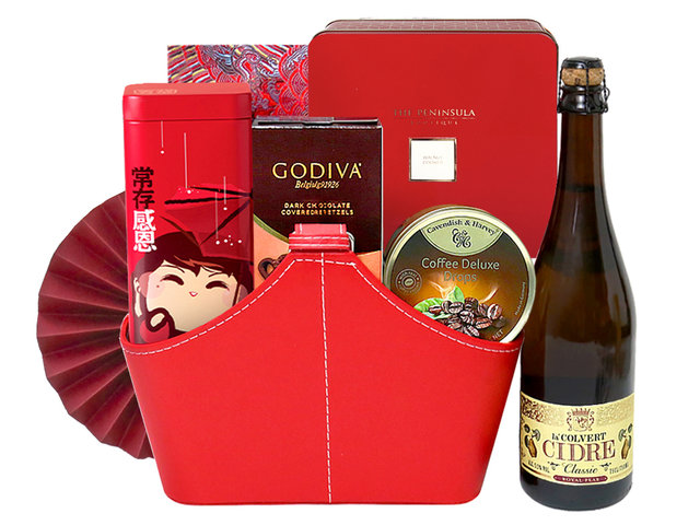 Wine n Food Hamper - Fancy Pastry Mini Gift Hamper  SO03 - SO0528A3 Photo