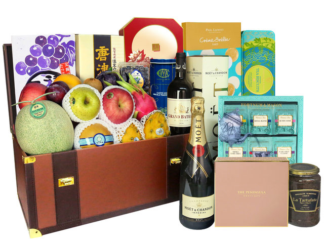 Wine n Food Hamper - Mid Autumn Deluxe Food Fruit Hamper FH183  - M30809A3 Photo