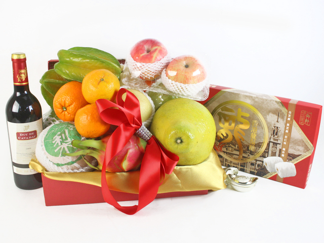 Wine n Food Hamper - ShopThruPost - CNY Hamper E - L61223 Photo