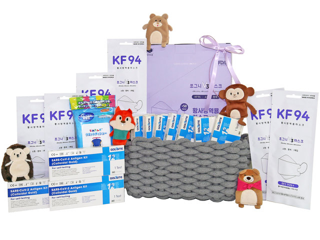 Wine n Food Hamper - Virus Protect gift box for kids Z3 - AVH0414A4 Photo