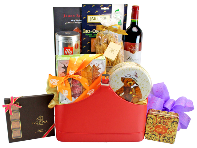 Wine n Food Hamper - Wine Food Gift Hamper C3 - L132334 Photo