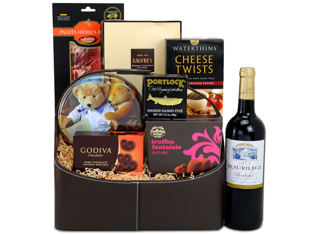Wine n Food Hamper - Wine Food Gift Hamper C8 - L132601 Photo