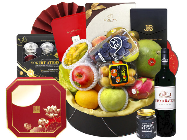 中秋果篮Hamper - 中秋节半岛月饼礼篮 Hamper N8 - L89281 Photo