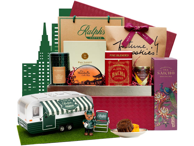 中秋果籃Hamper - 中秋Ralph Lauren限定月餅禮盒配五星酒店與國際名牌禮籃 FH432 - MH0826A3 Photo