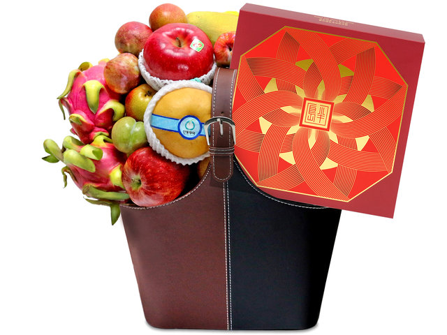 中秋果籃Hamper - 中秋半島月餅優質禮籃 FH145 - L76601001 Photo