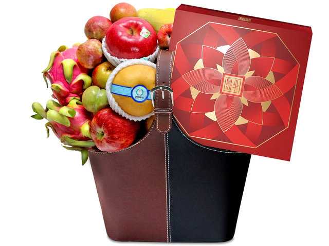 中秋果籃Hamper - 中秋半島月餅優質禮籃 FH145 - L76601001 Photo